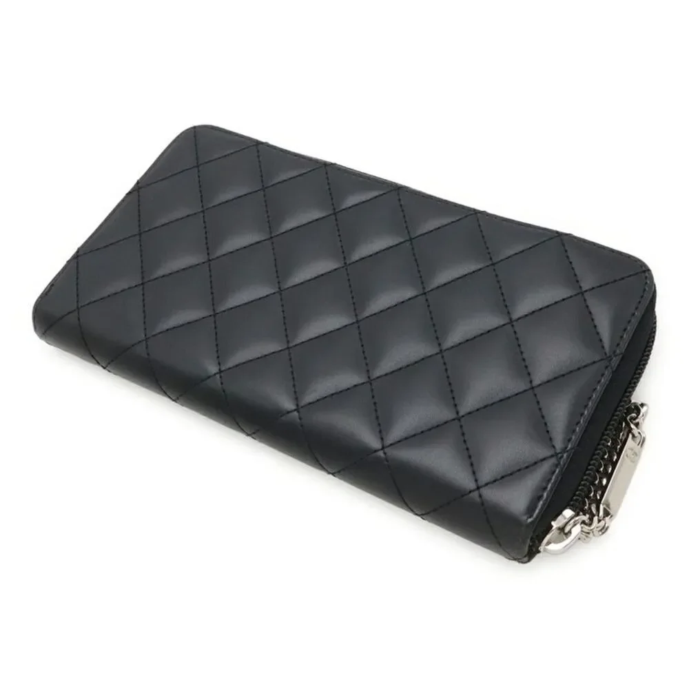 Chanel Cambon Line Zip-Around Wallet